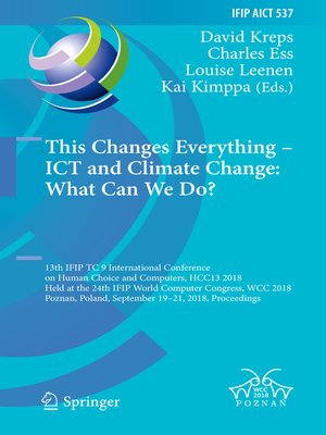 cover image of This Changes Everything – ICT and Climate Change